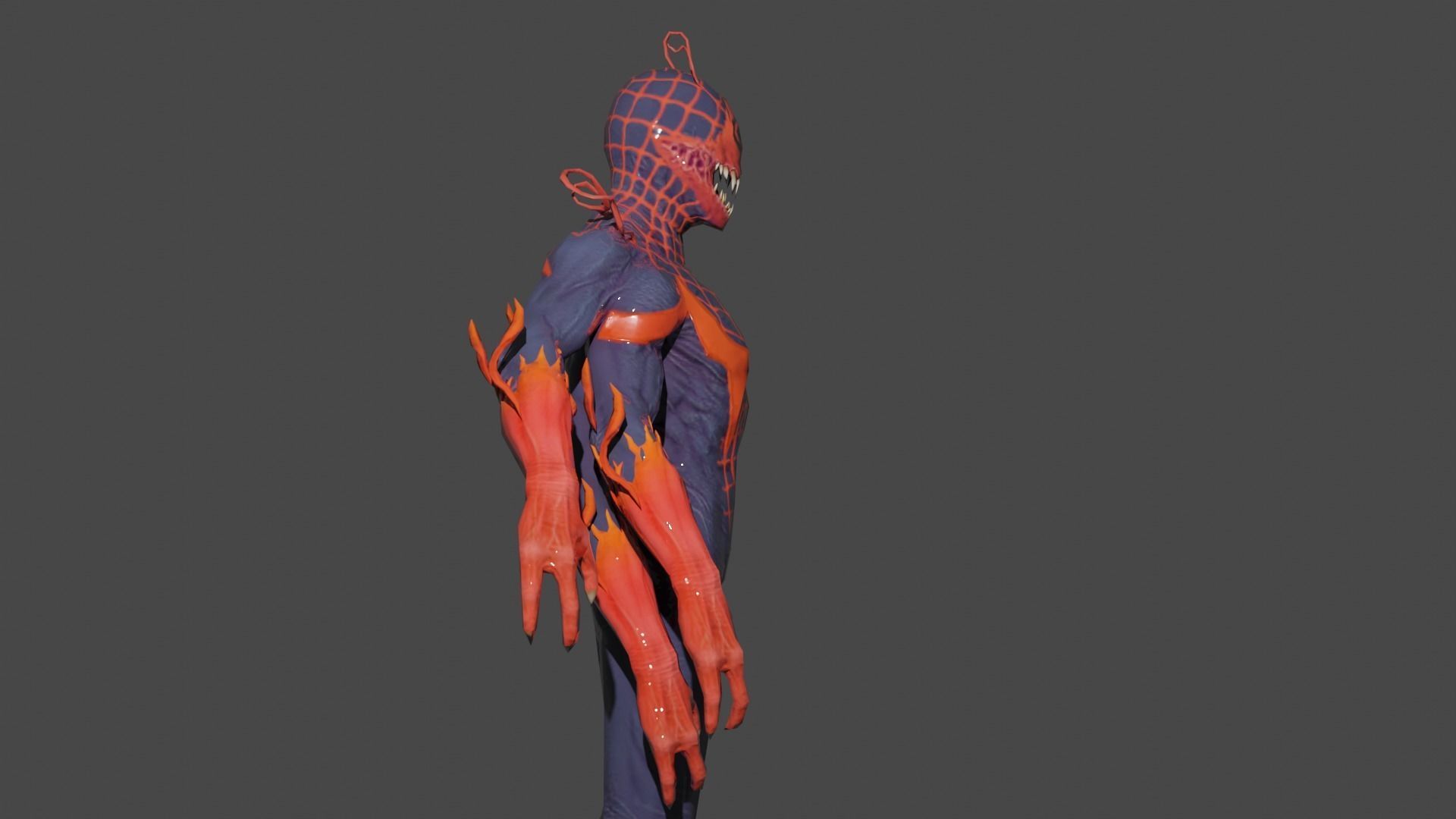 Absolute Carnage Low-poly 3D model_3