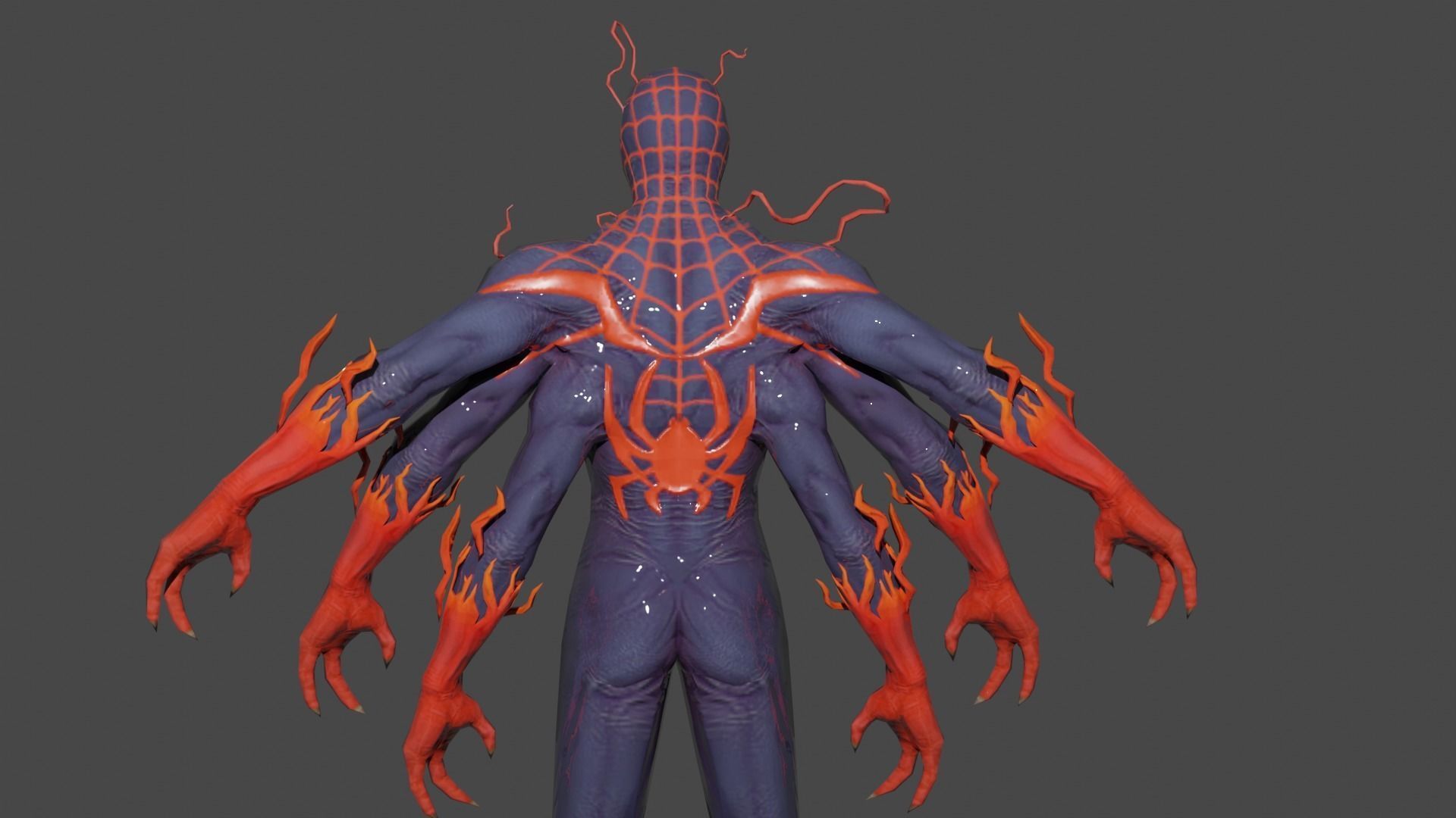 Absolute Carnage Low-poly 3D model_5