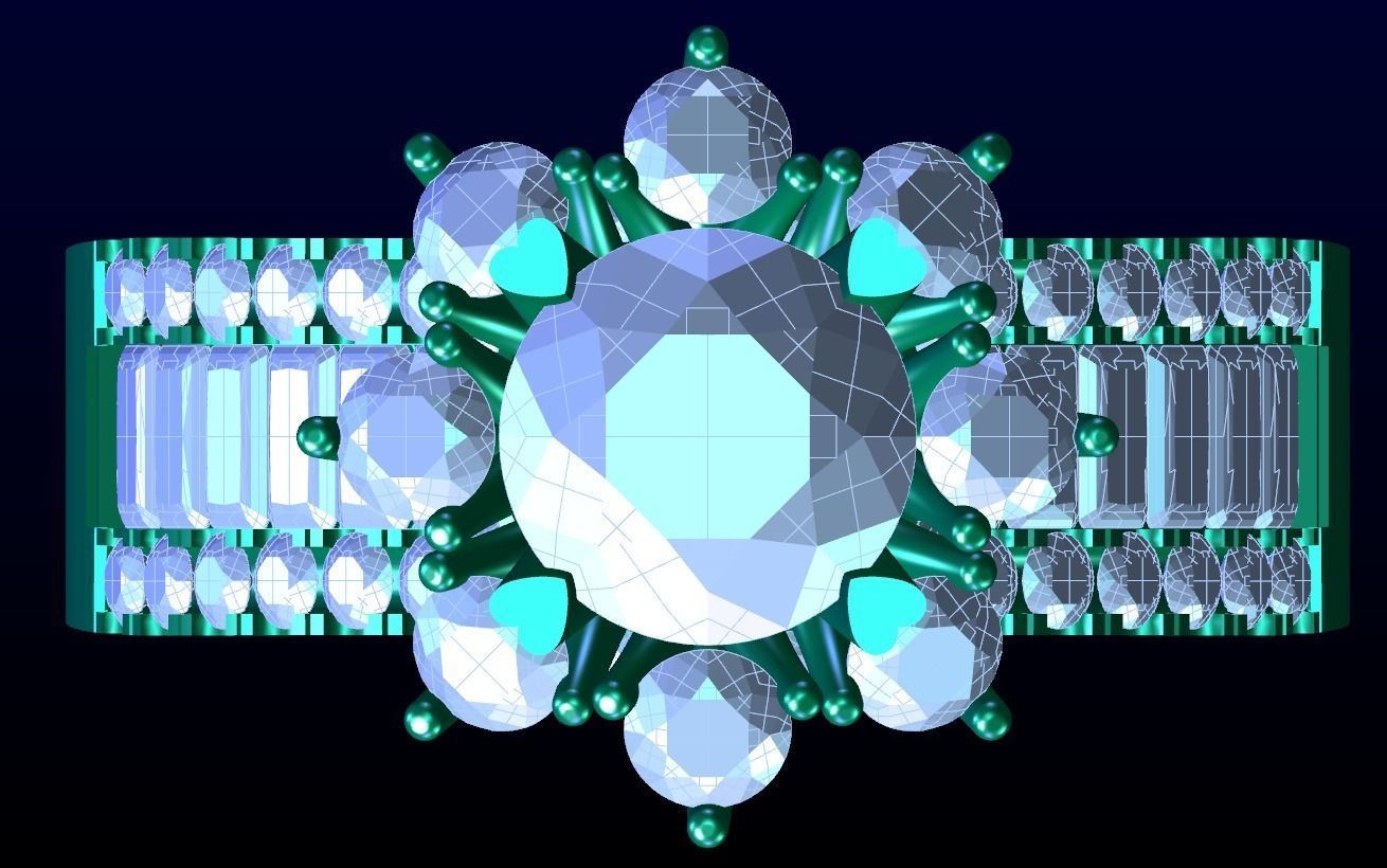 Engagement Ring 15 3D print model_6