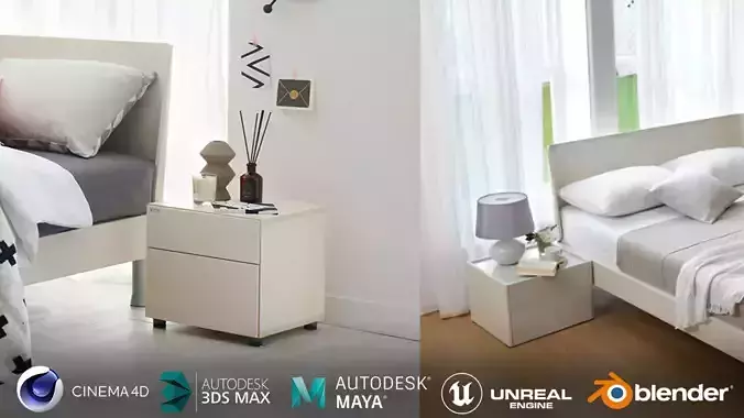 May Mini Bedside Table