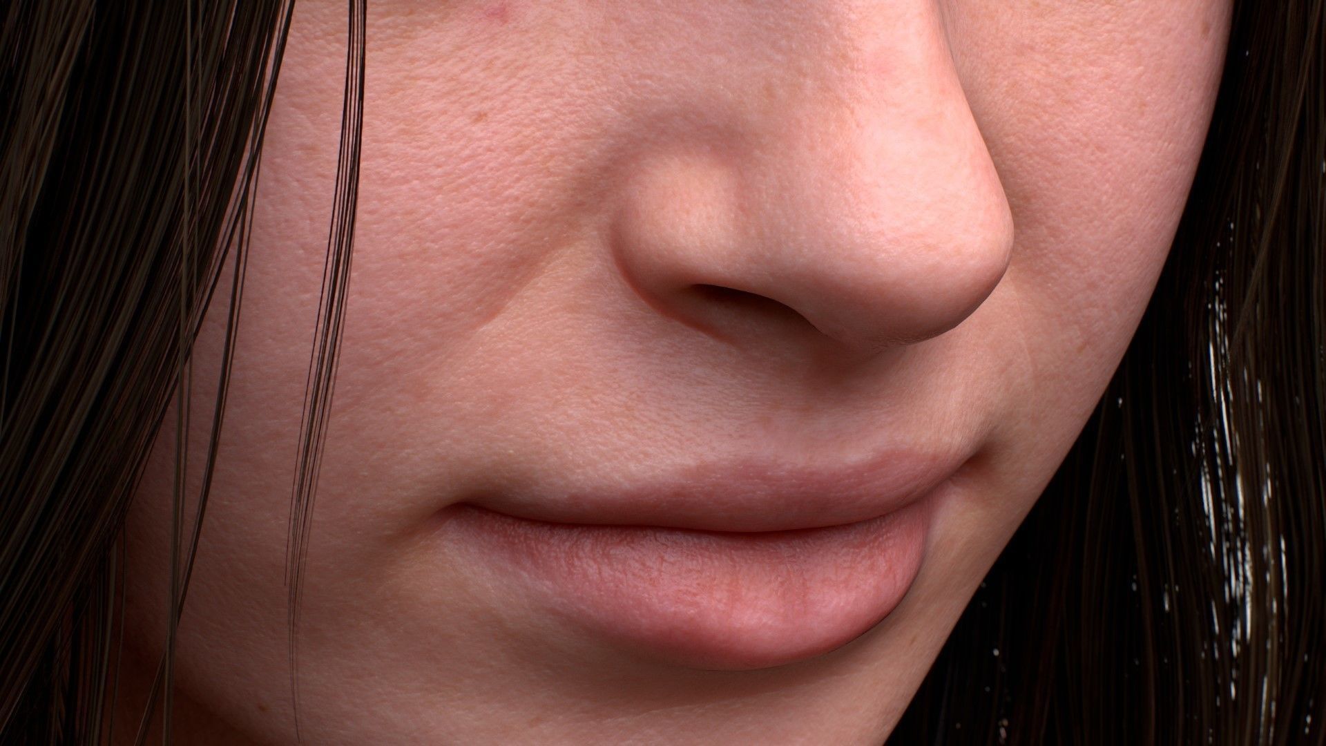 Woman in Overall 1 - Modular - Rigged Low-poly 3D model_15