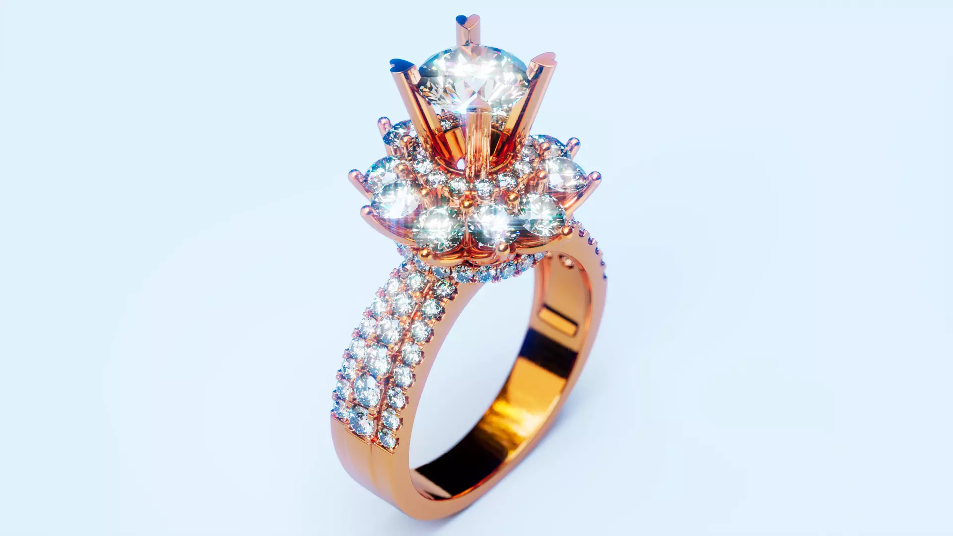 Engagement Ring 17 3D print model_0