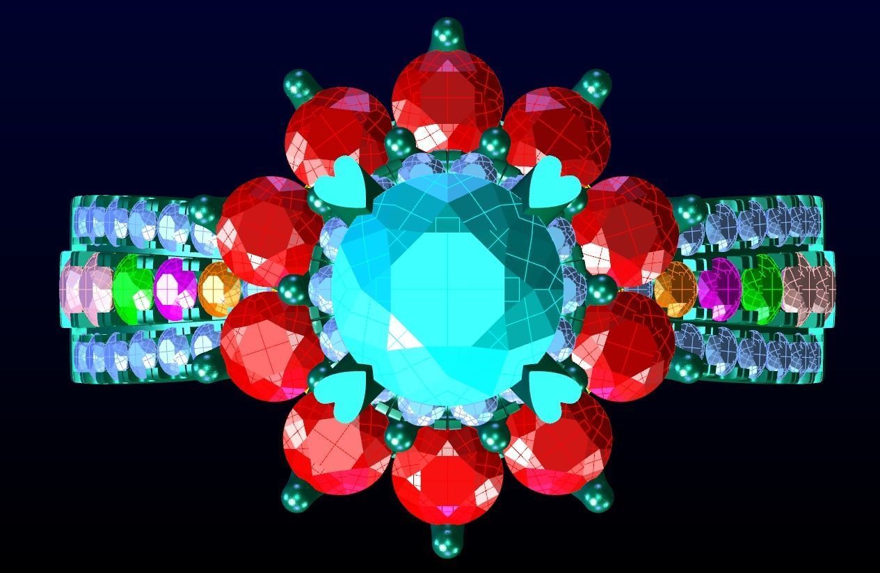 Engagement Ring 17 3D print model_8