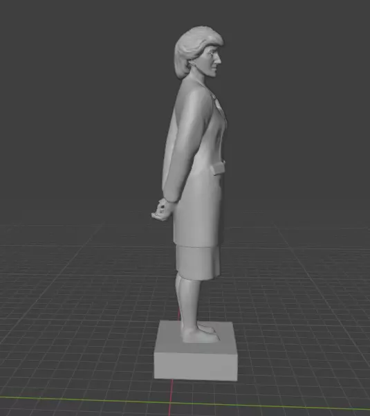 Princess Diana 3D print model_6