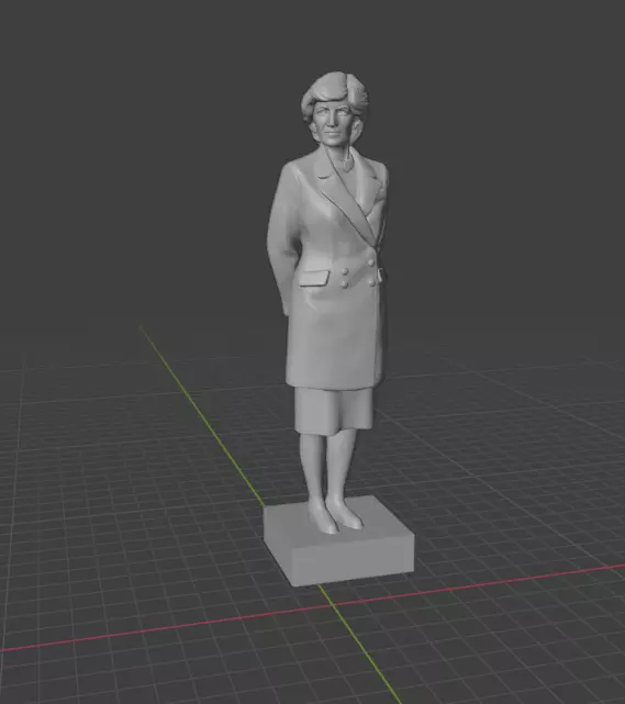 Princess Diana 3D print model_4