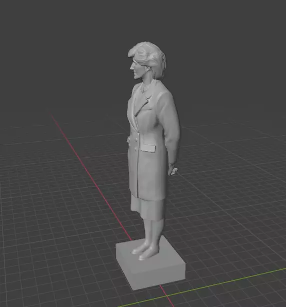 Princess Diana 3D print model_9
