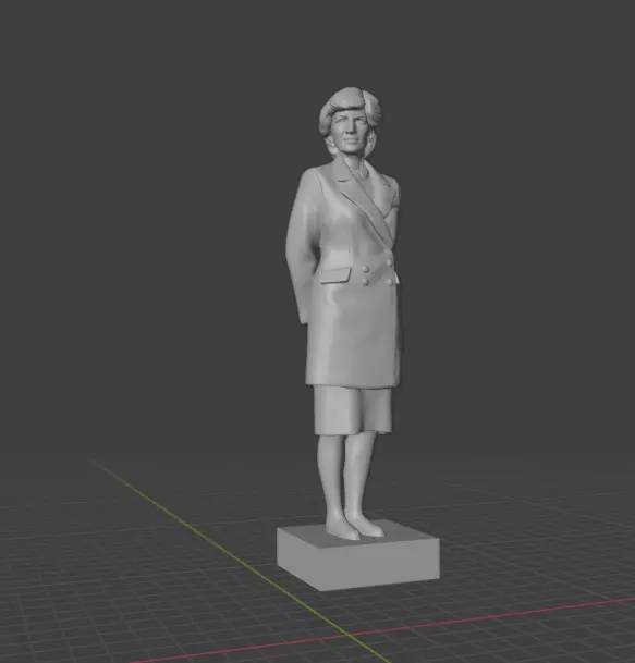 Princess Diana 3D print model_2