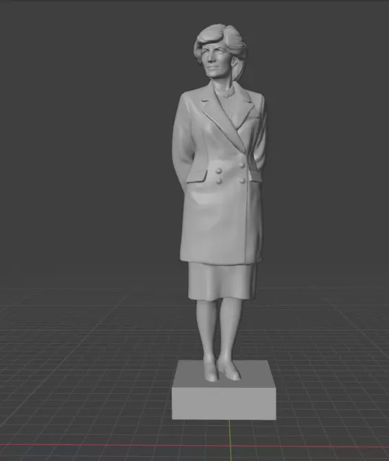 Princess Diana 3D print model_3