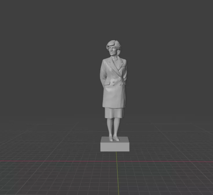 Princess Diana 3D print model_0