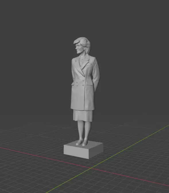 Princess Diana 3D print model_14