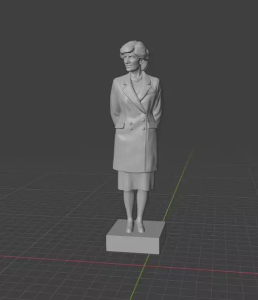 Princess Diana 3D print model_11
