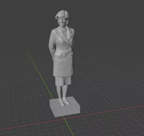 Princess Diana 3D print model_17