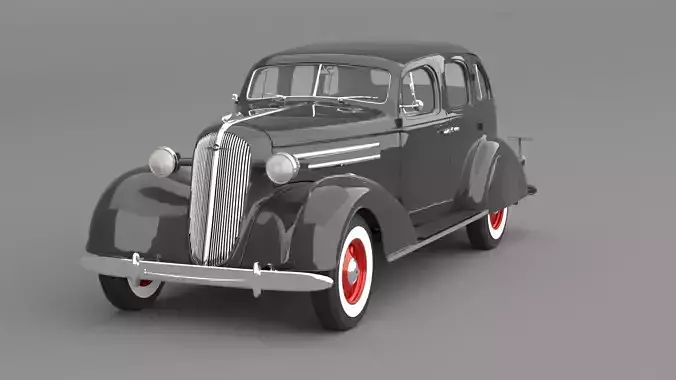 1936 Chevrolet Standard Sedan 3D model