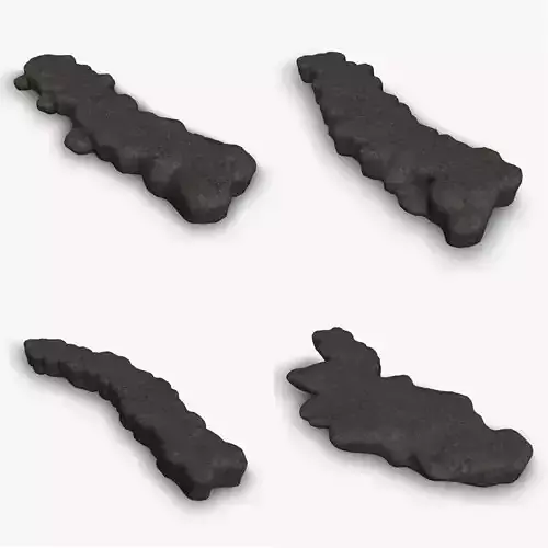 Rock Walkway 1 - 4 Combo - Base