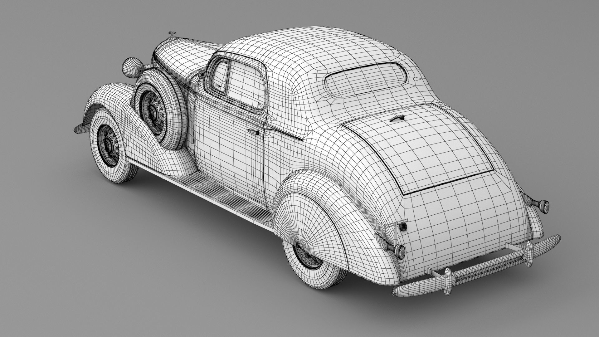 1936 Chevrolet Master De Luxe sport Coupe 3D model_7