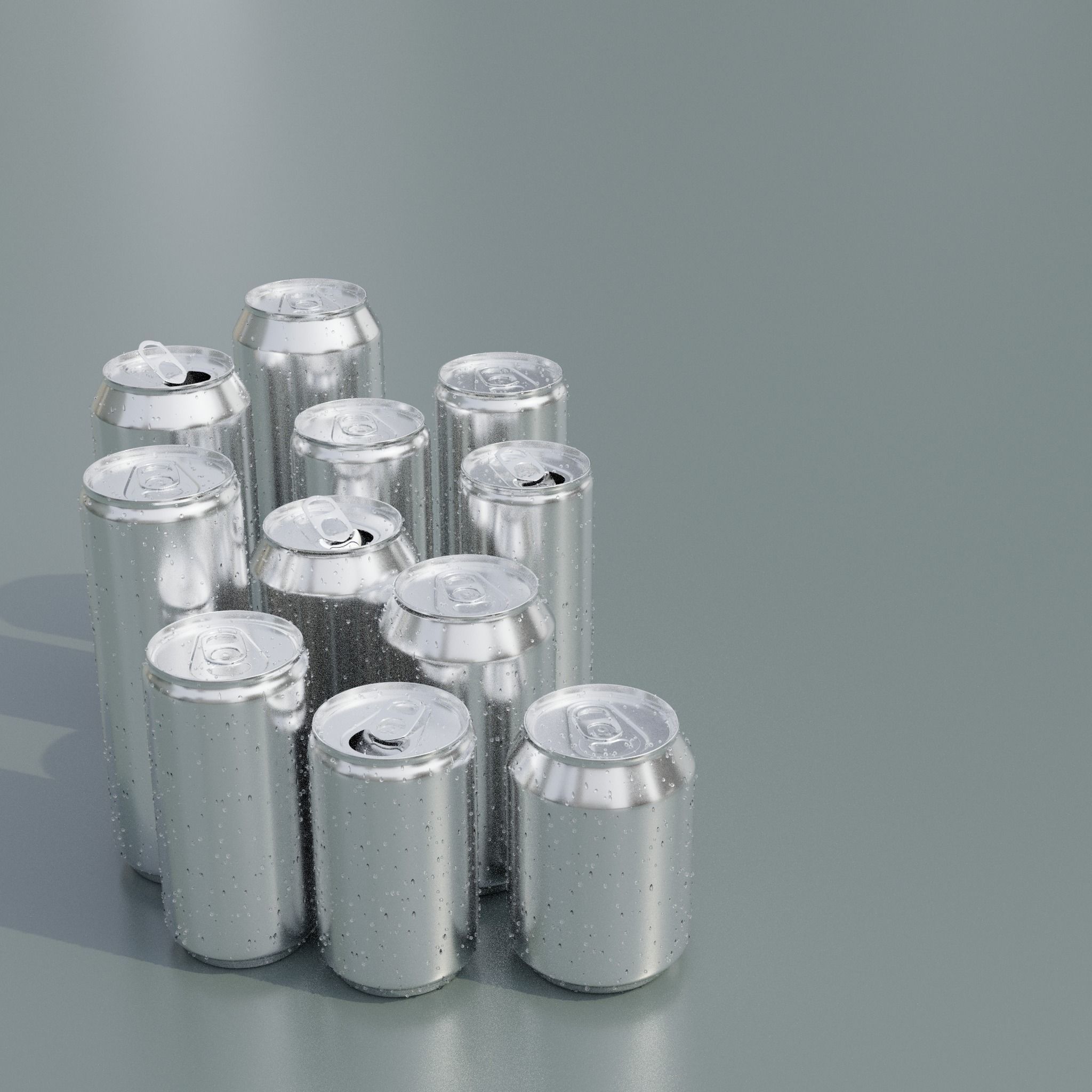 Beverage soda cans Value Pack - RIGGED Low-poly 3D model_20