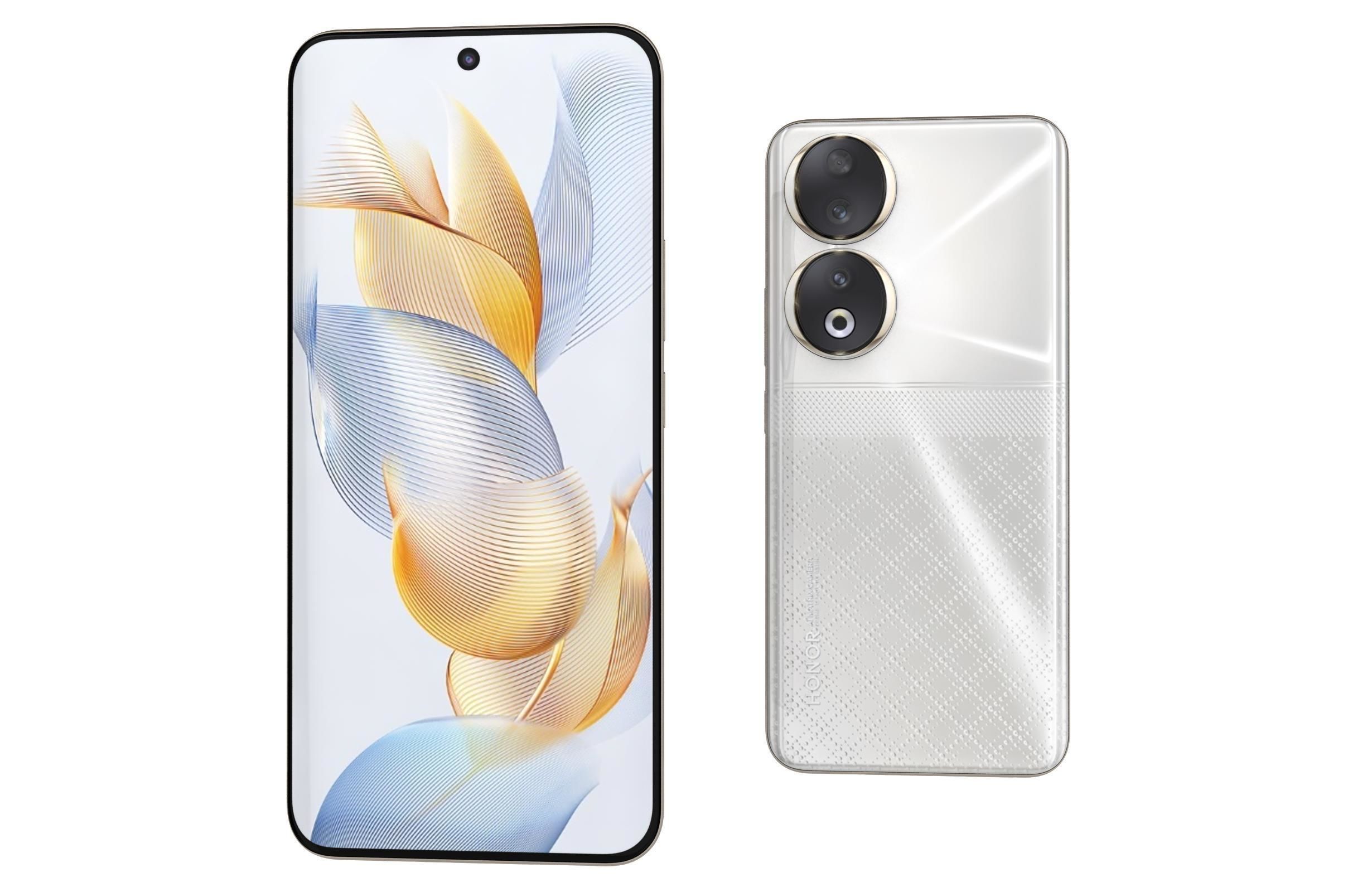Honor 90 or 90 Pro and 90 Lite Low-poly 3D model_19