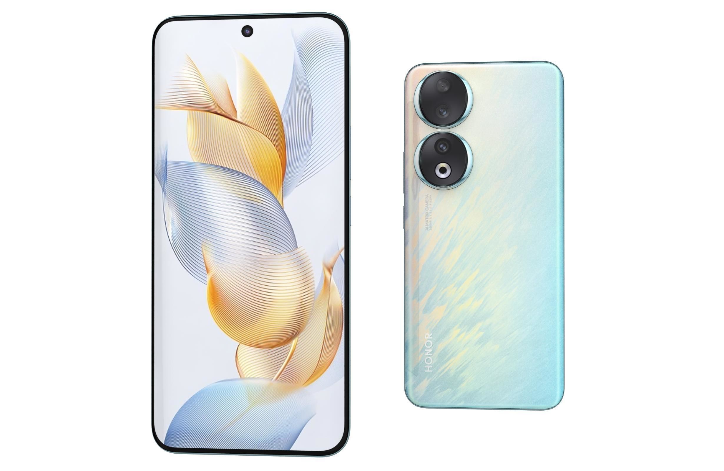Honor 90 or 90 Pro and 90 Lite Low-poly 3D model_31
