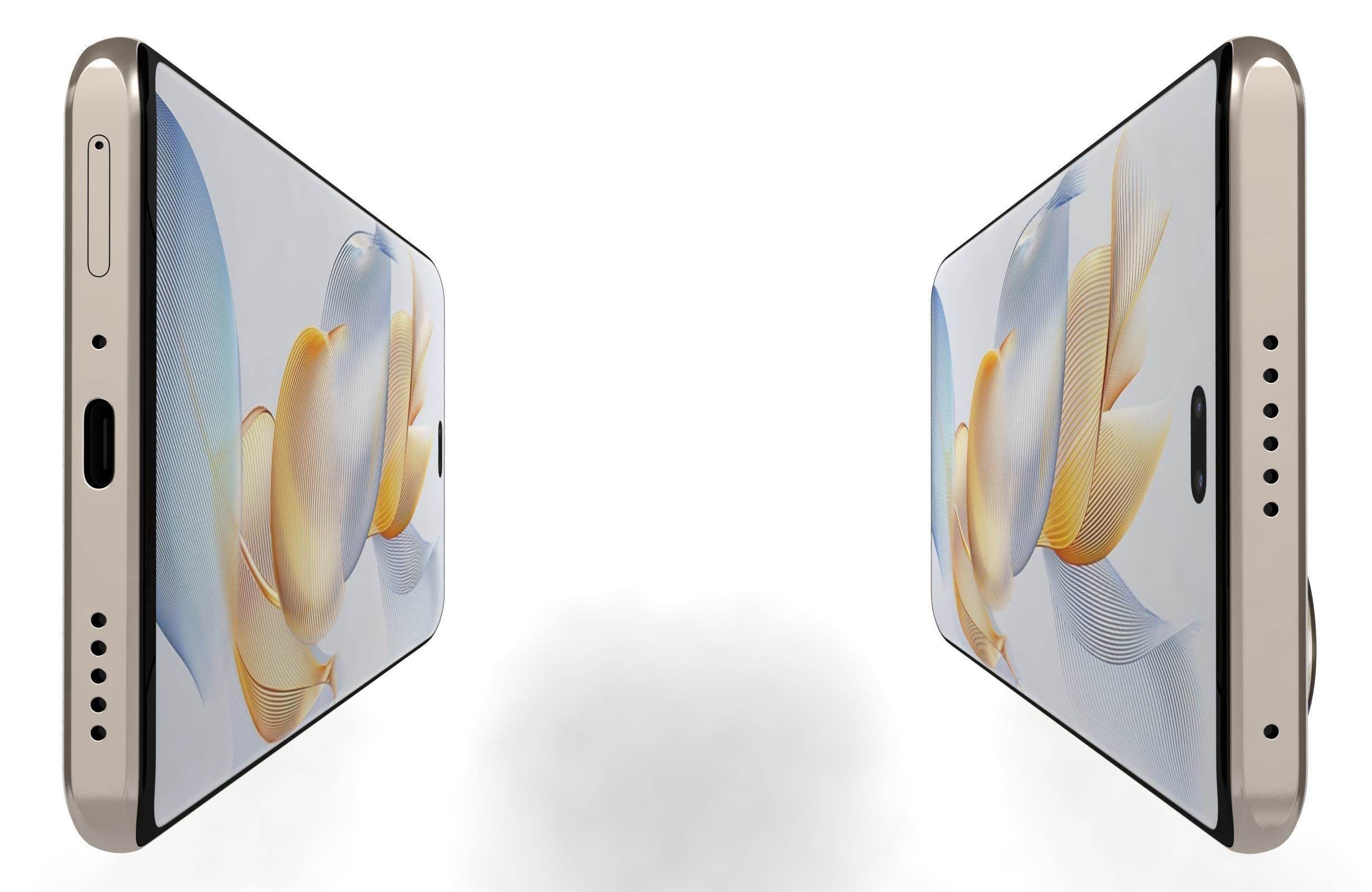 Honor 90 or 90 Pro and 90 Lite Low-poly 3D model_99