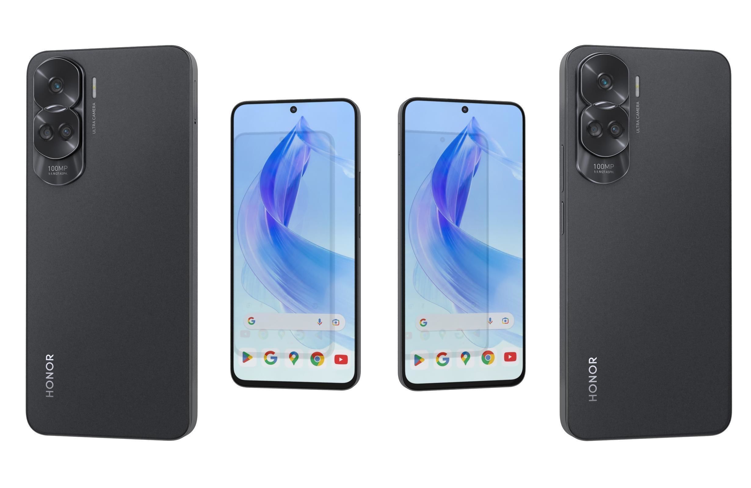 Honor 90 or 90 Pro and 90 Lite Low-poly 3D model_116