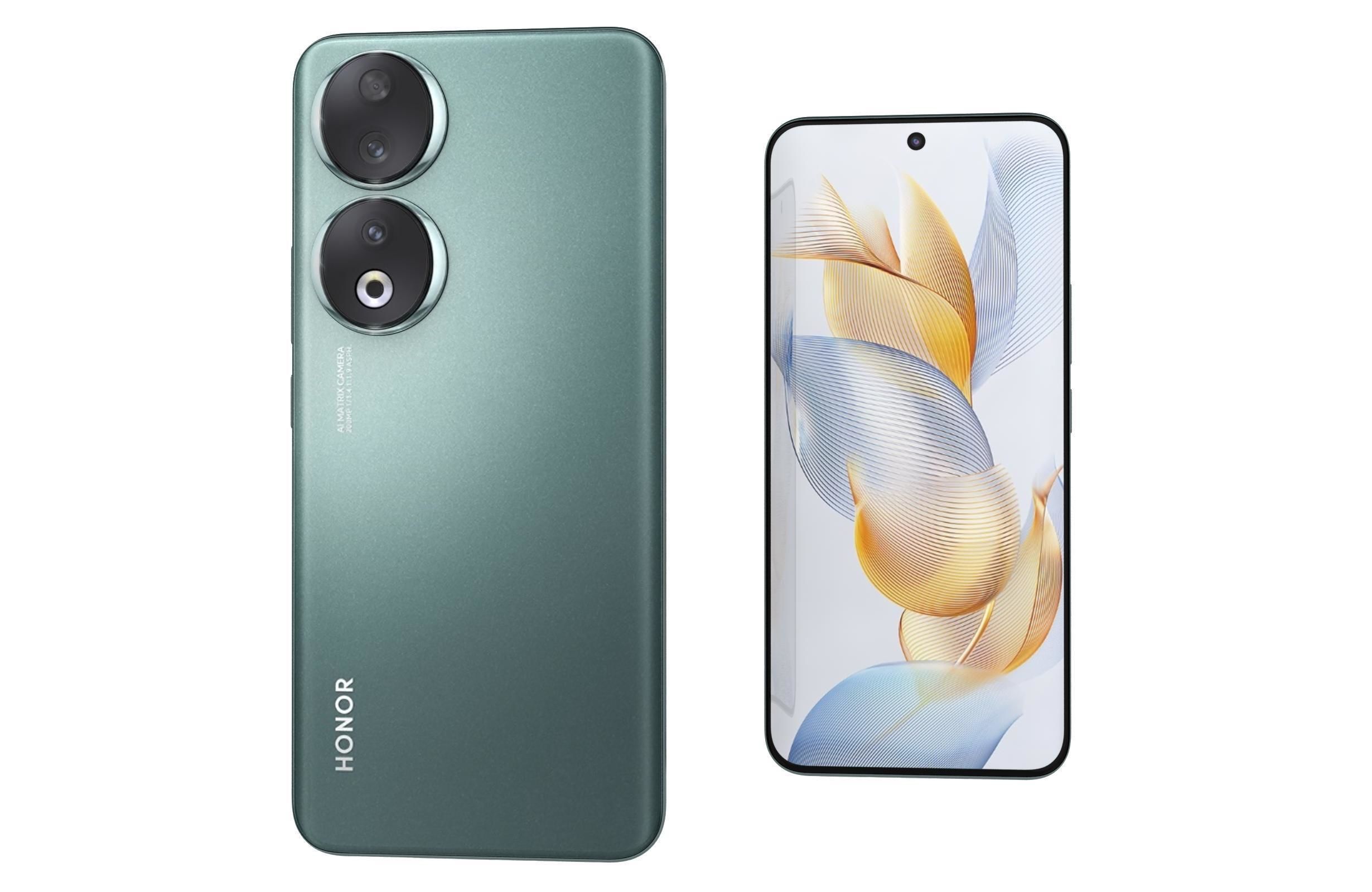 Honor 90 or 90 Pro and 90 Lite Low-poly 3D model_8