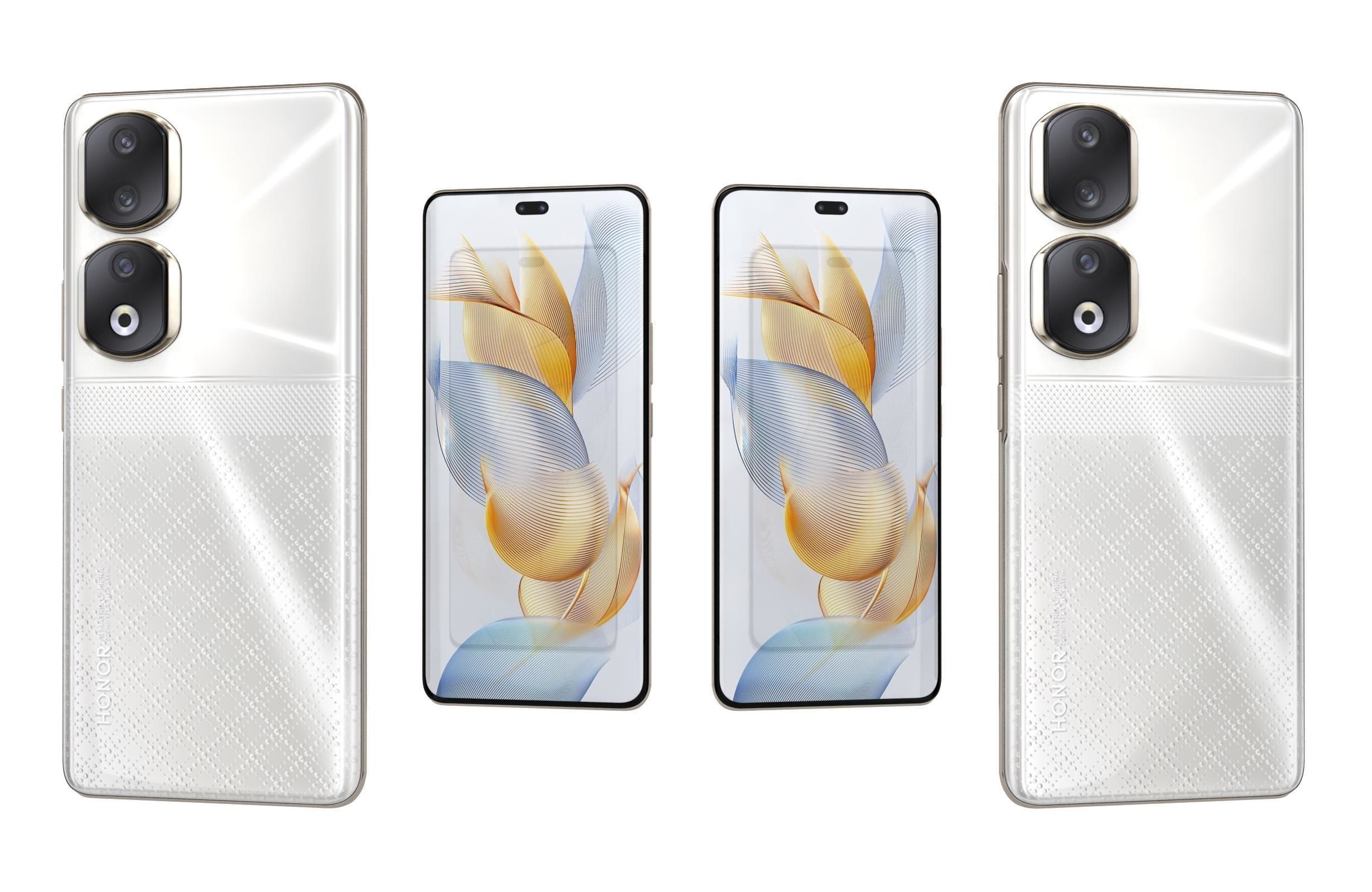 Honor 90 or 90 Pro and 90 Lite Low-poly 3D model_98