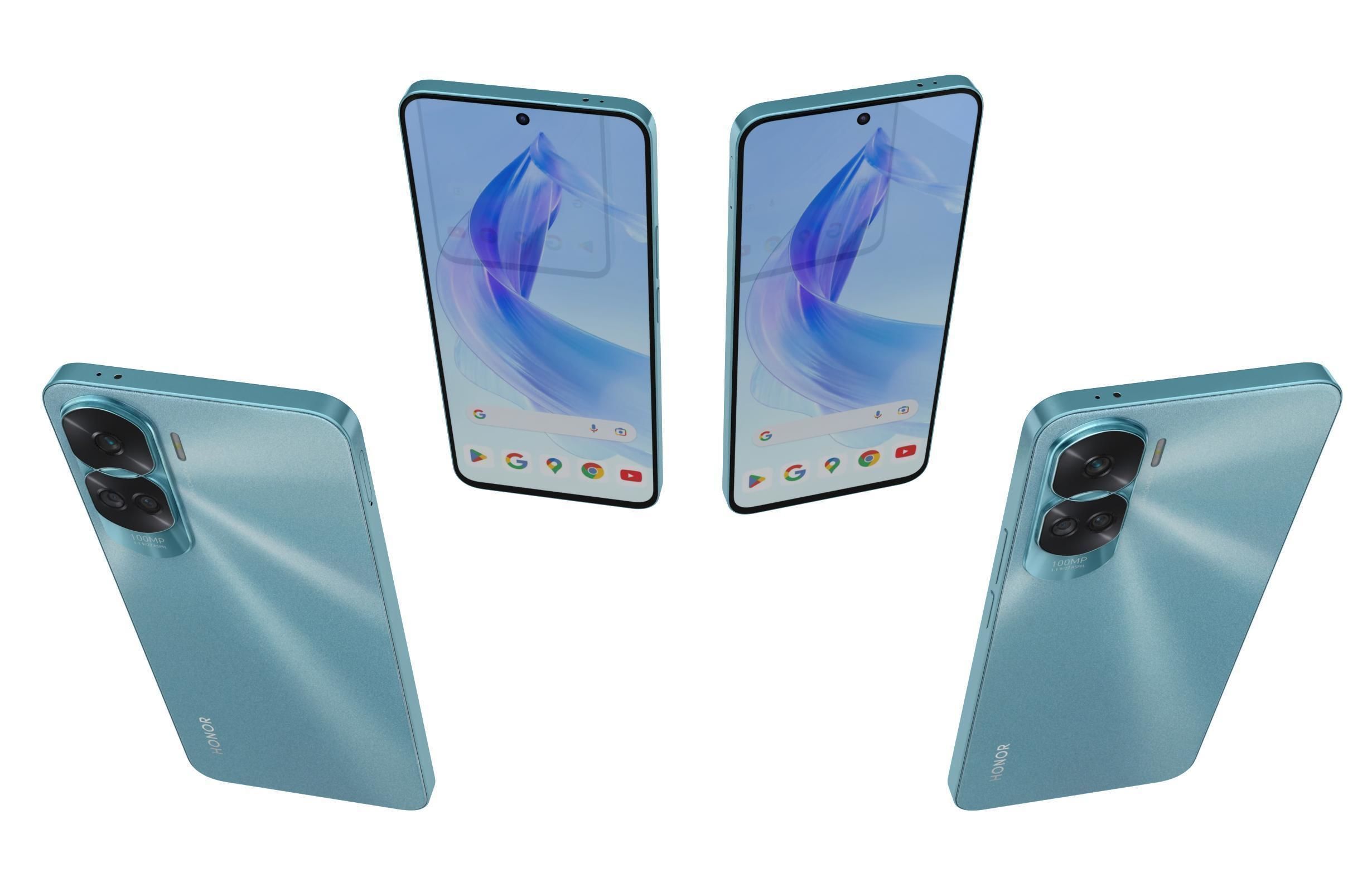 Honor 90 or 90 Pro and 90 Lite Low-poly 3D model_141