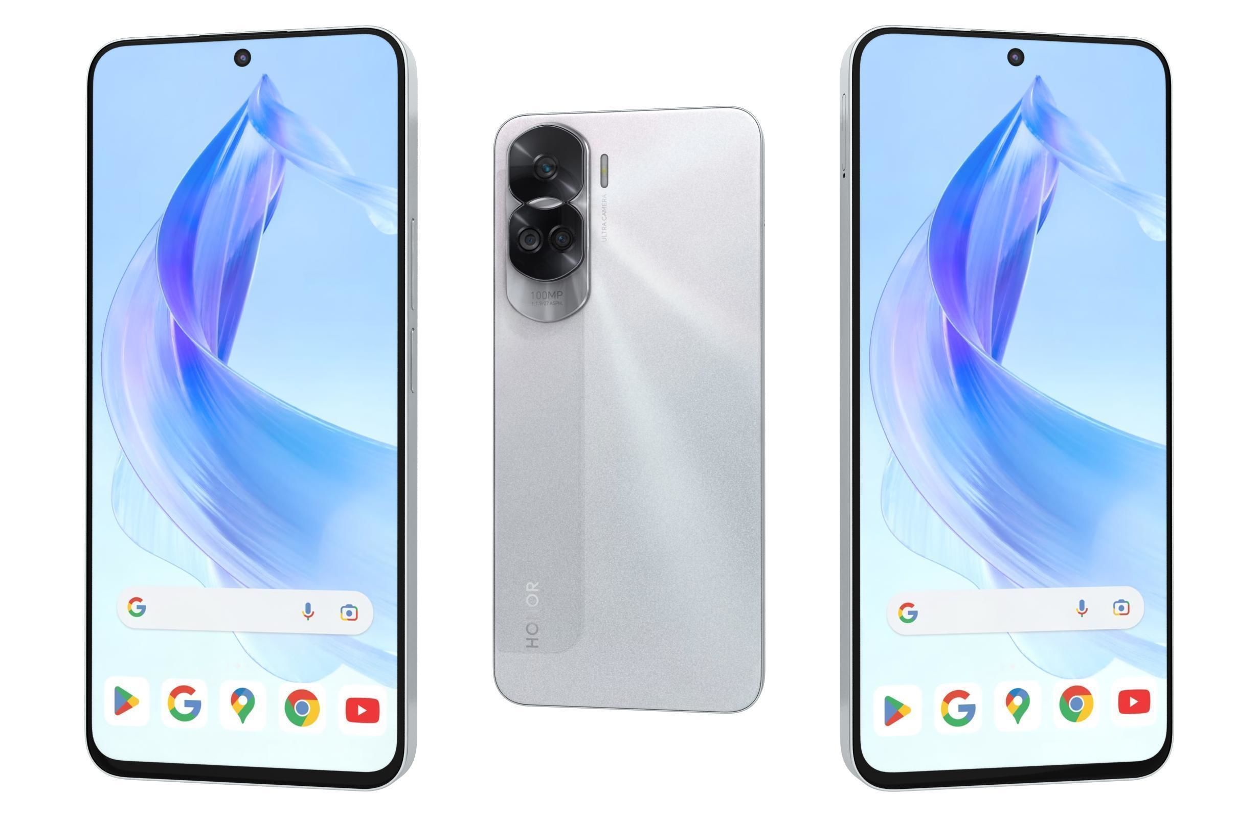 Honor 90 or 90 Pro and 90 Lite Low-poly 3D model_125