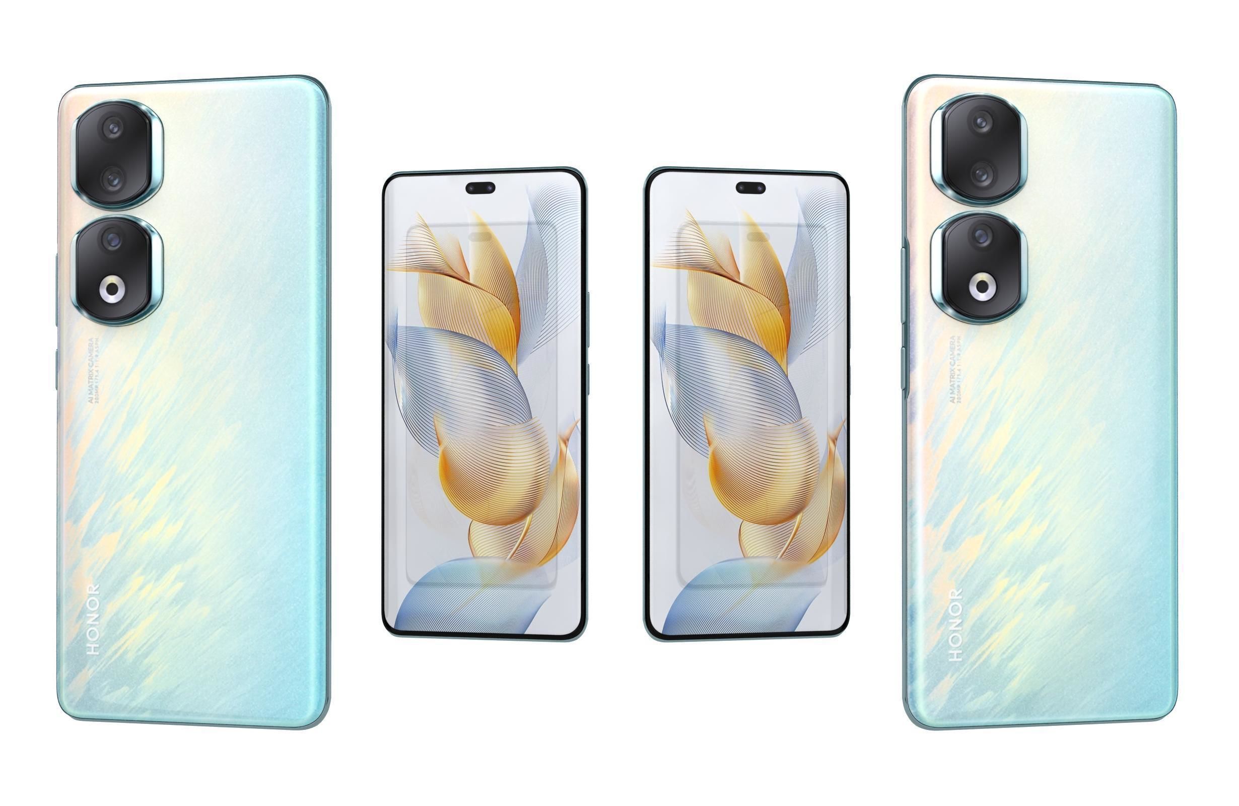 Honor 90 or 90 Pro and 90 Lite Low-poly 3D model_74
