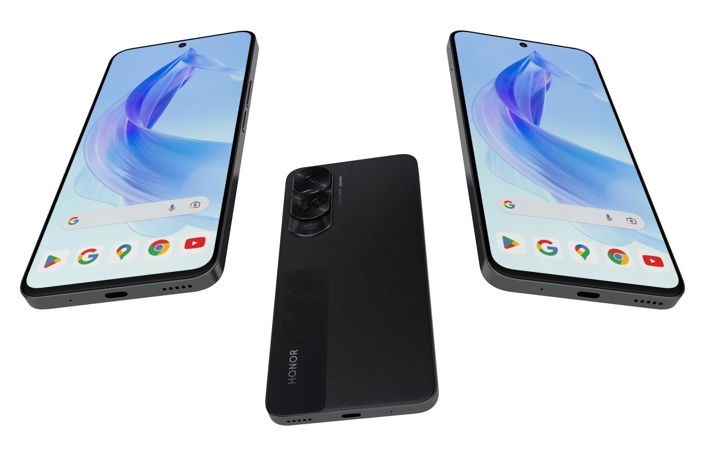 Honor 90 or 90 Pro and 90 Lite Low-poly 3D model_115