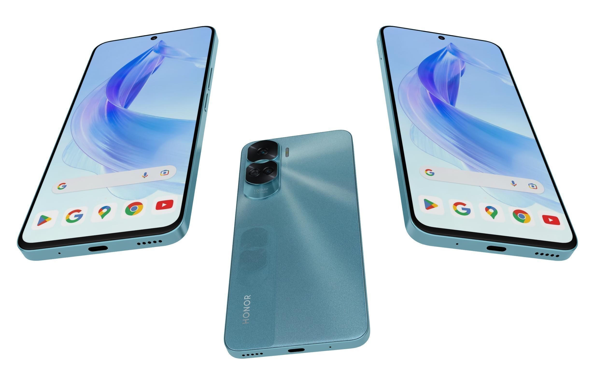 Honor 90 or 90 Pro and 90 Lite Low-poly 3D model_139