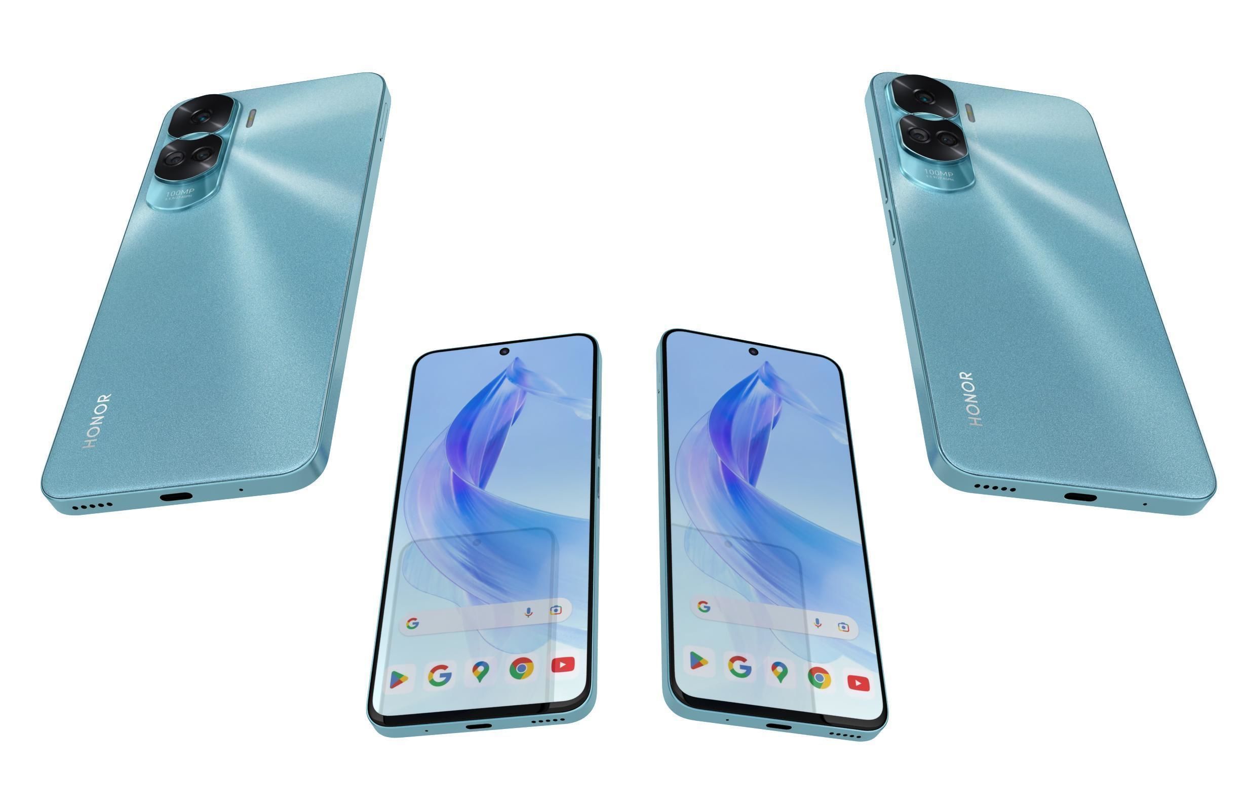 Honor 90 or 90 Pro and 90 Lite Low-poly 3D model_142