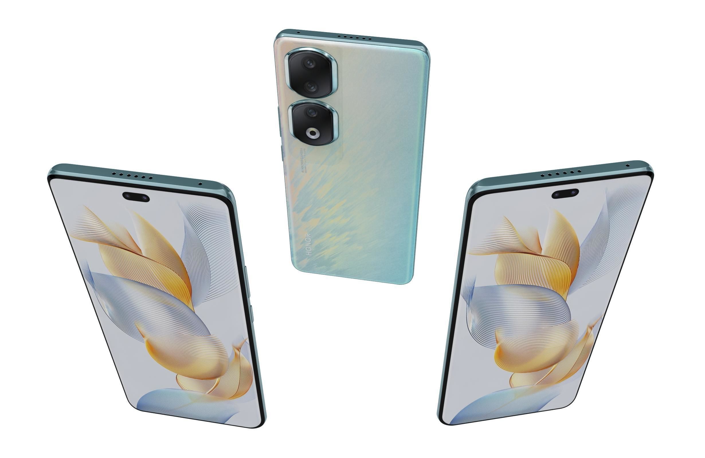 Honor 90 or 90 Pro and 90 Lite Low-poly 3D model_72