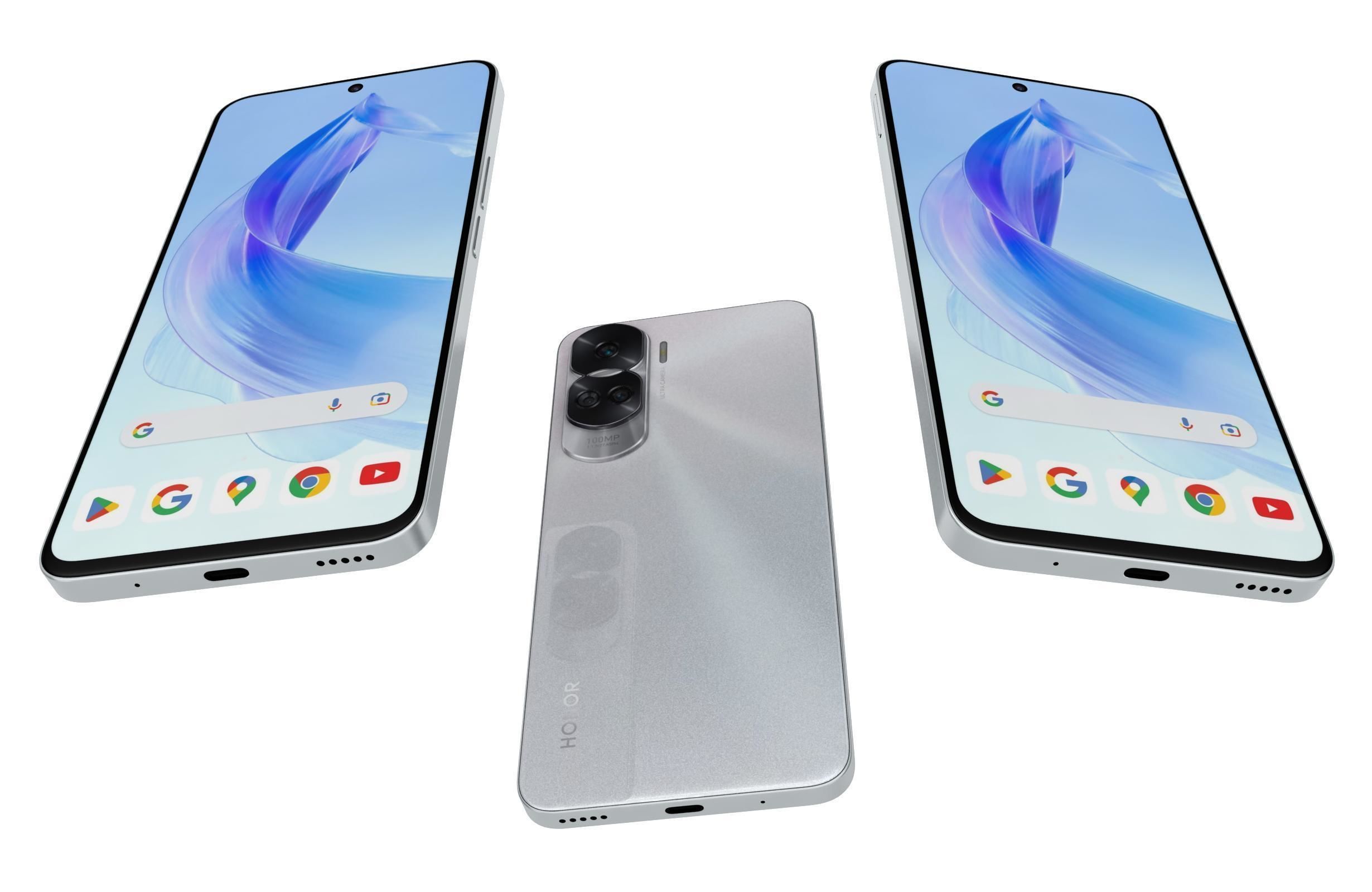 Honor 90 or 90 Pro and 90 Lite Low-poly 3D model_127
