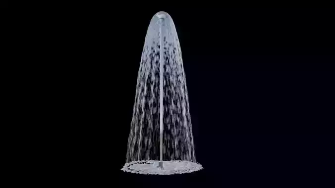 Realistic Water Fountain Loop Animation 12