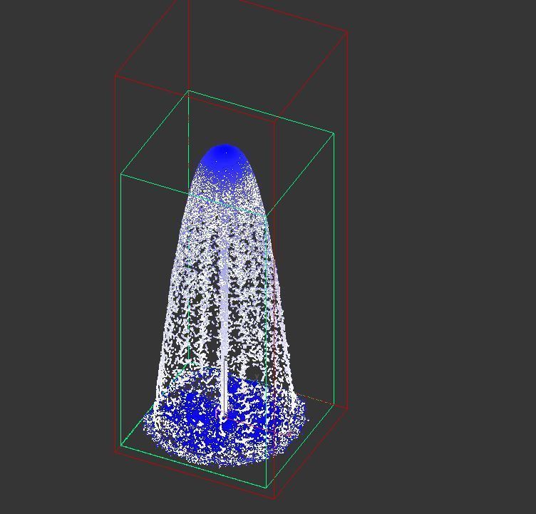 Realistic Water Fountain Loop Animation 12 3D model_3
