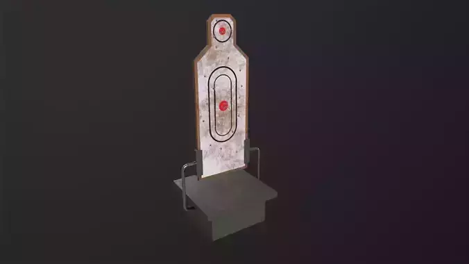 Target 3D Model Low-poly 3D model