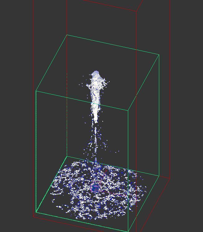 Realistic Water Fountain Loop Animation 13 3D model_4