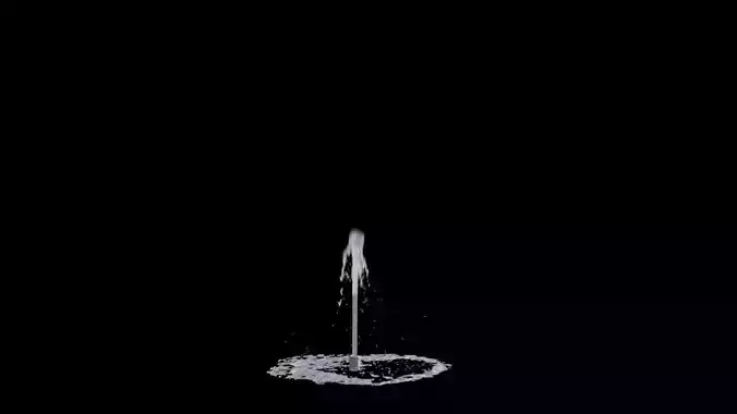 Realistic Water Fountain Loop Animation 13