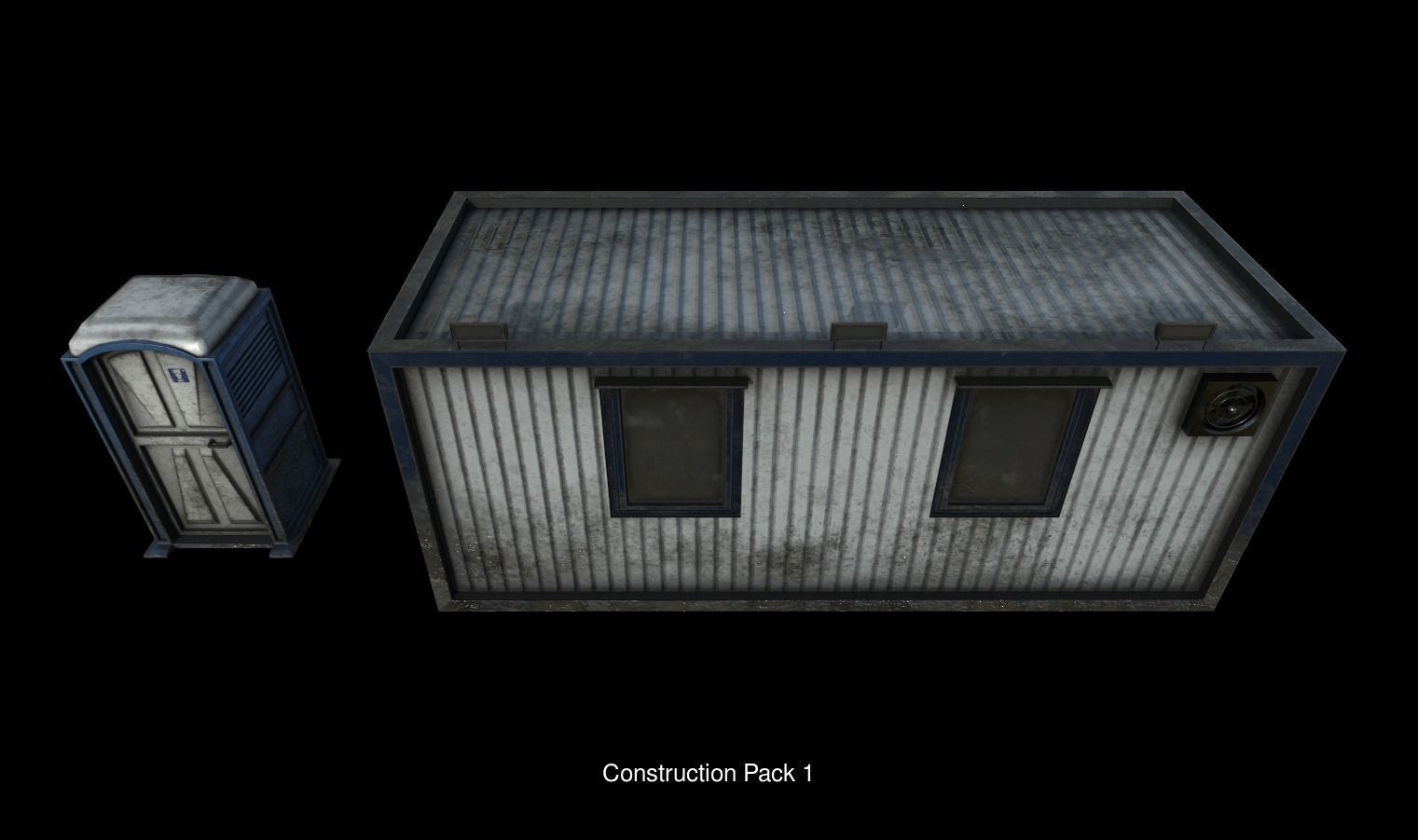 Post Apocalyptic Environment pack 3D Model Collection_4