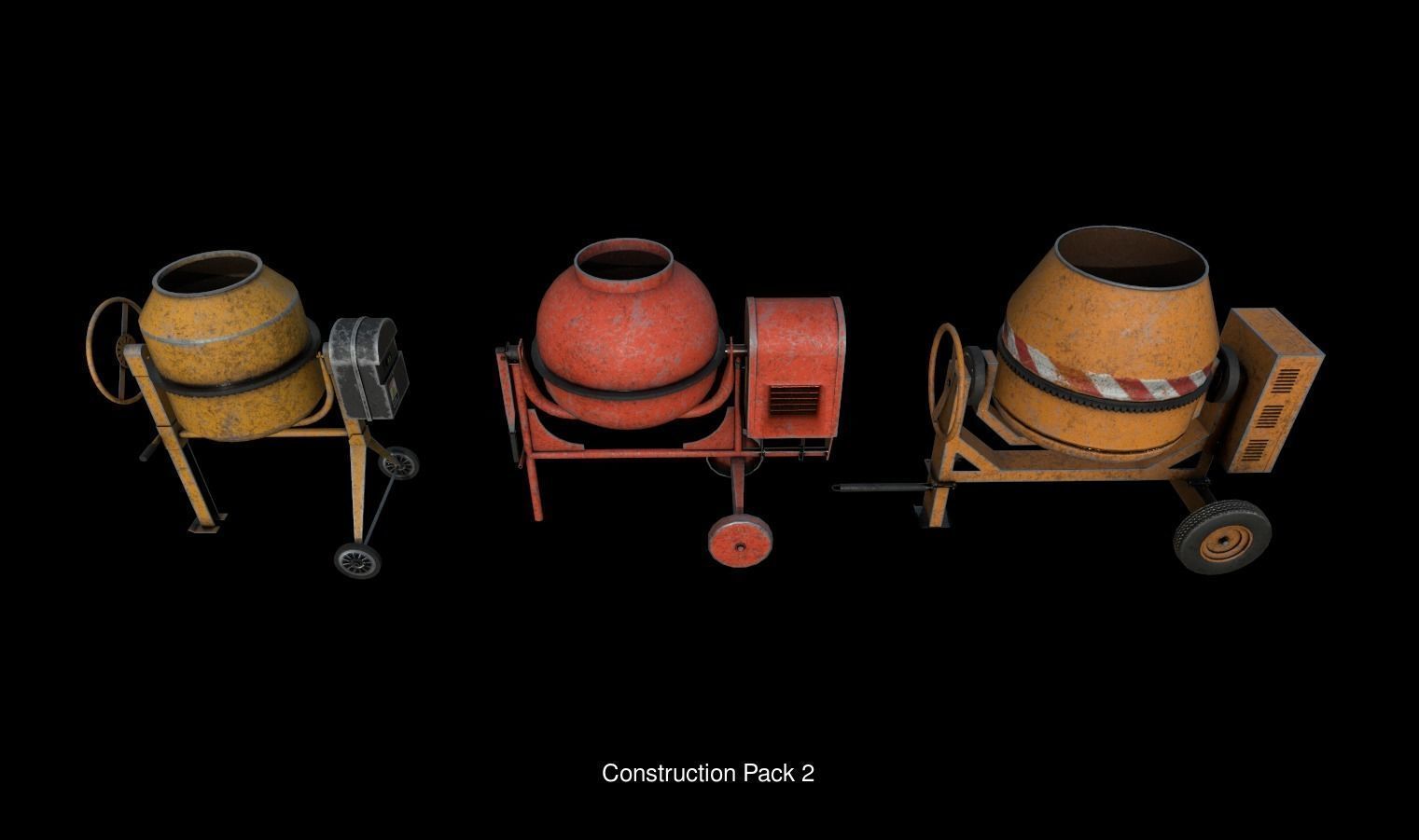 Post Apocalyptic Environment pack 3D Model Collection_6