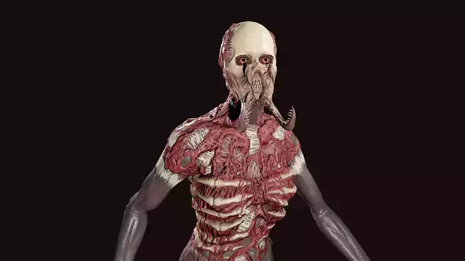 Experiment Low-poly 3D model