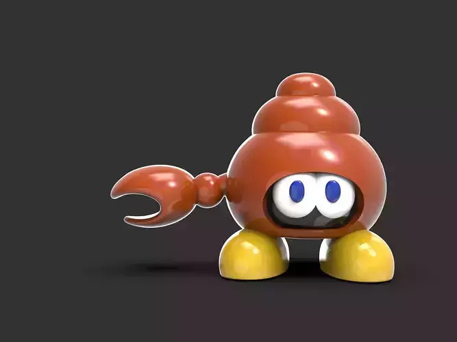 supermario huckit crab 3D print model