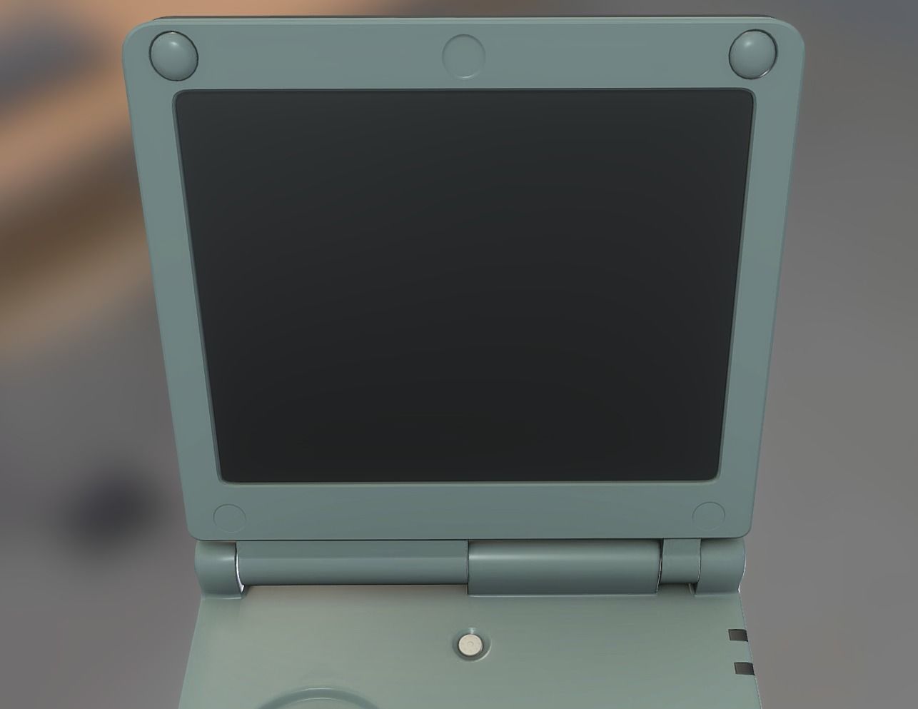 Sci fi box Low-poly 3D model_6