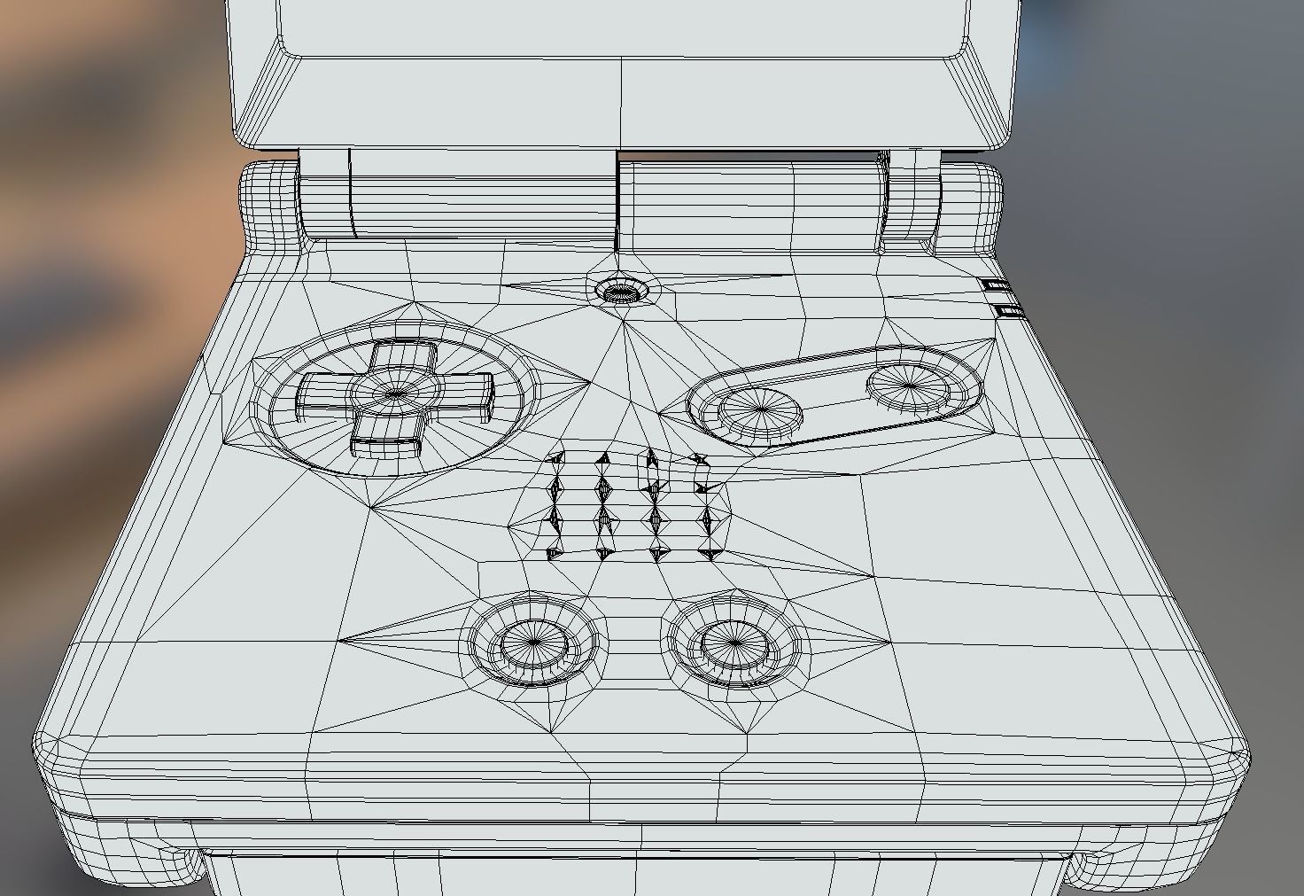 Sci fi box Low-poly 3D model_10