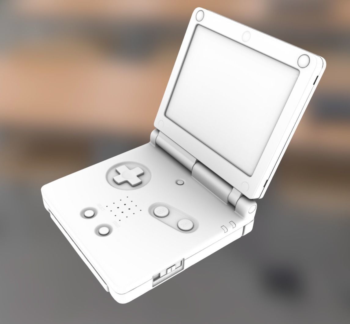 Sci fi box Low-poly 3D model_13