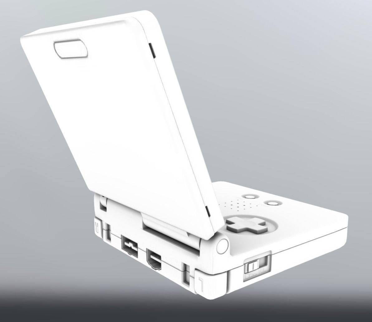 Sci fi box Low-poly 3D model_14