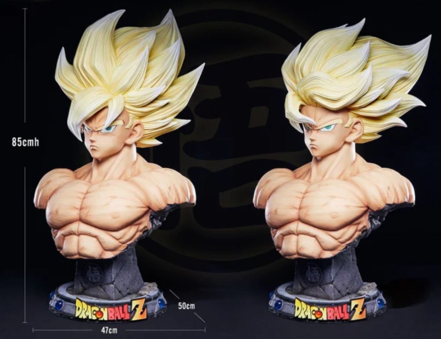 Bust Goku SSJ Namek 3D print model_2