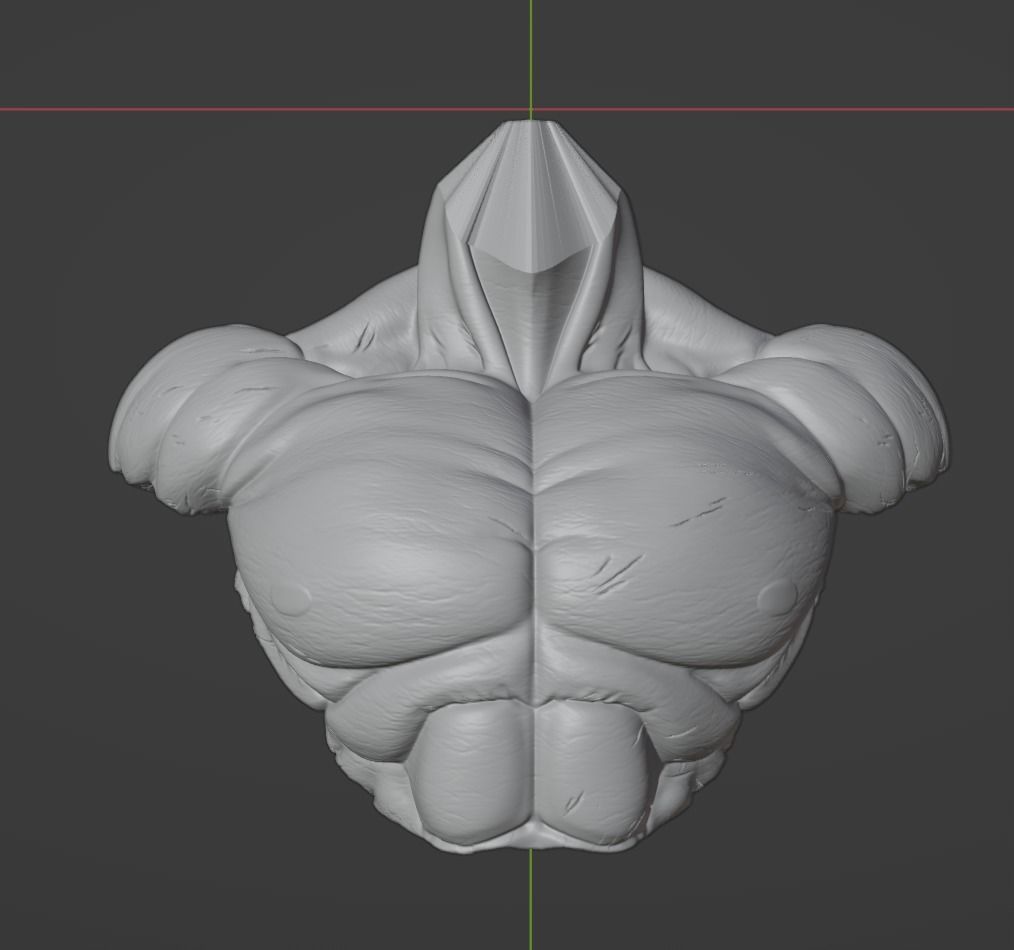 Bust Goku SSJ Namek 3D print model_8