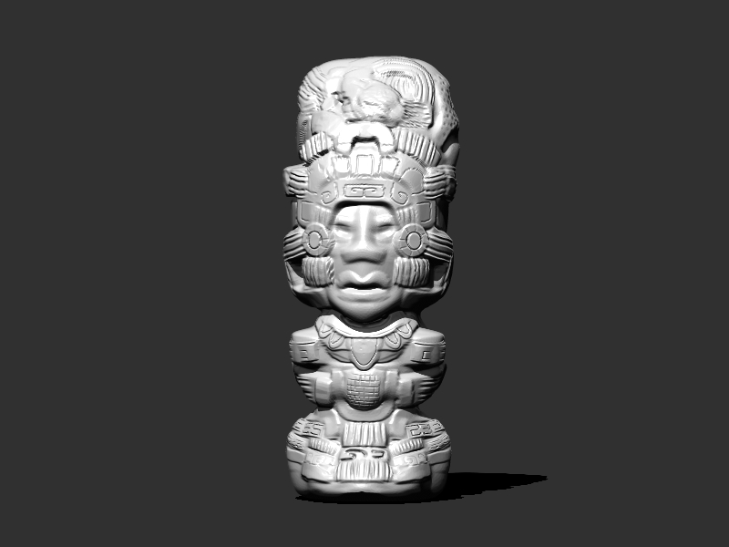 Mayan Figure 1 3D model 3D printable CGTrader